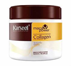 Karseell Collagen Hair Treatment 500 ml Deep Repair Conditioning Argan Oil Collagen Hair Mask Essence for Dry Damaged Hair All Hair Types